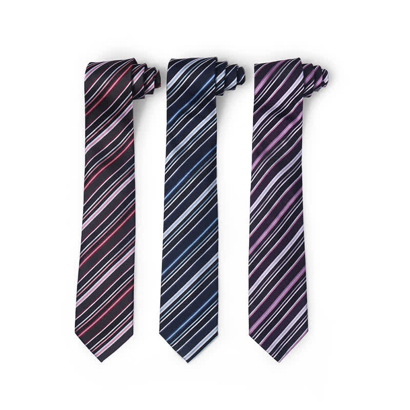 Cravatta a righe da uomo Academy Business - image 0