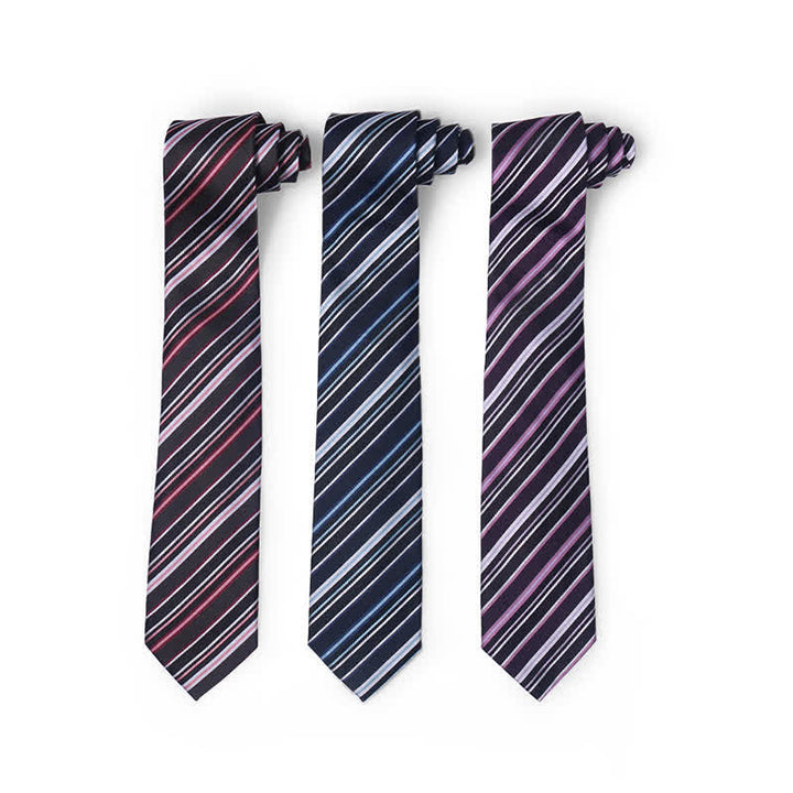 Cravatta a righe da uomo Academy Business - image 0