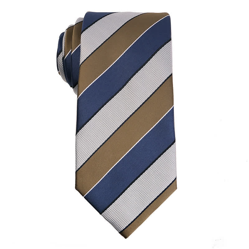 Cravatta elegante a righe da uomo