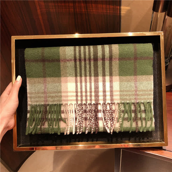 Sciarpa scozzese calda e grande in cashmere unisex di Edimburgo