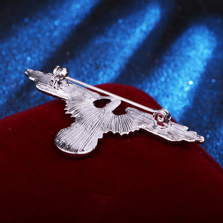 Spilla con croce militare aquila da uomo
