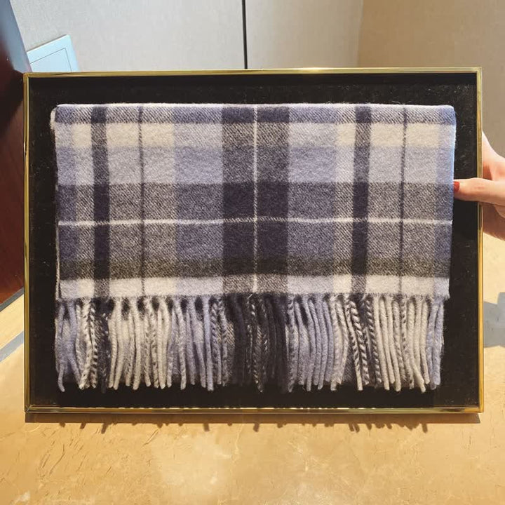 Sciarpa scozzese calda e grande in cashmere unisex di Edimburgo