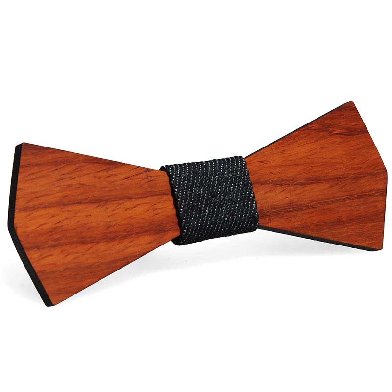 Papillon creativo e divertente in legno da uomo - Stile n. 7 - image 12