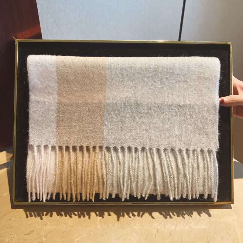 Sciarpa scozzese calda e grande in cashmere unisex di Edimburgo