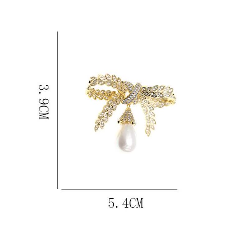 Spilla da donna con fiocco di grano barocco - image 7