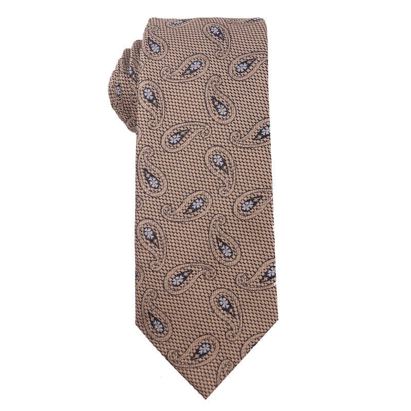 Cravatta da uomo British Khaki Champagne Series