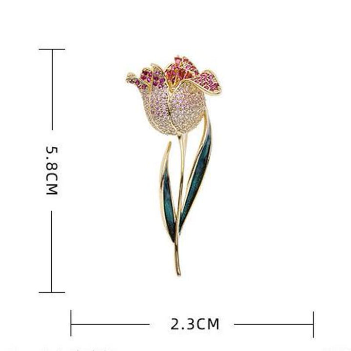 Spilla Tulipano Deep Love da donna - image 6