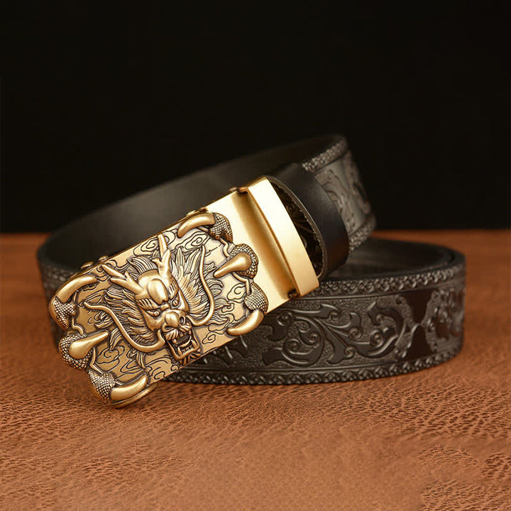 Cintura in pelle Mighty Dragon Claw da uomo