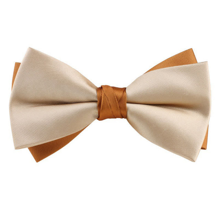 Papillon asimmetrico bicolore da uomo