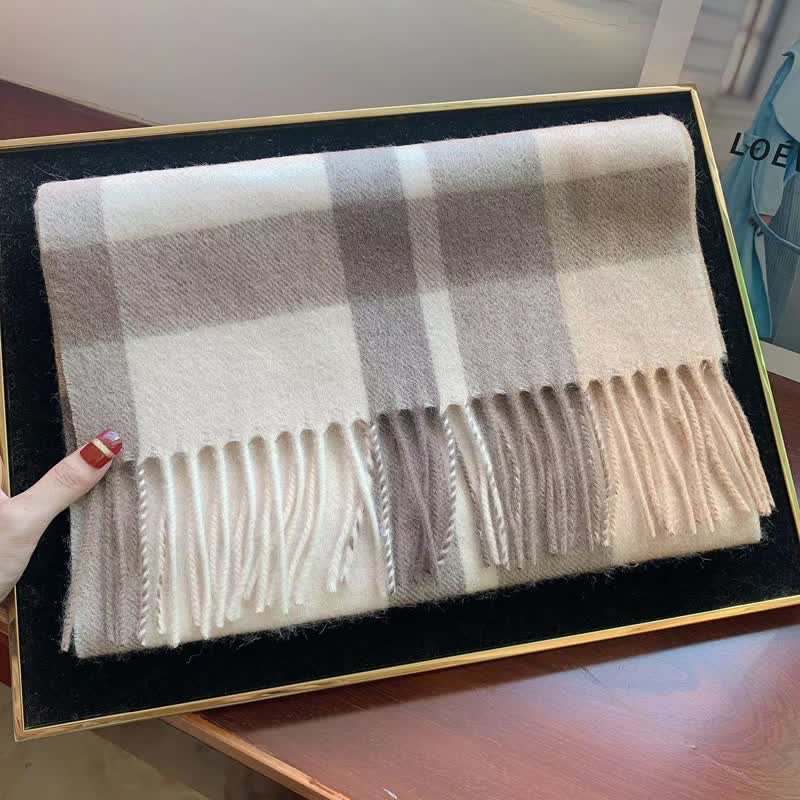 Sciarpa scozzese calda e grande in cashmere unisex di Edimburgo