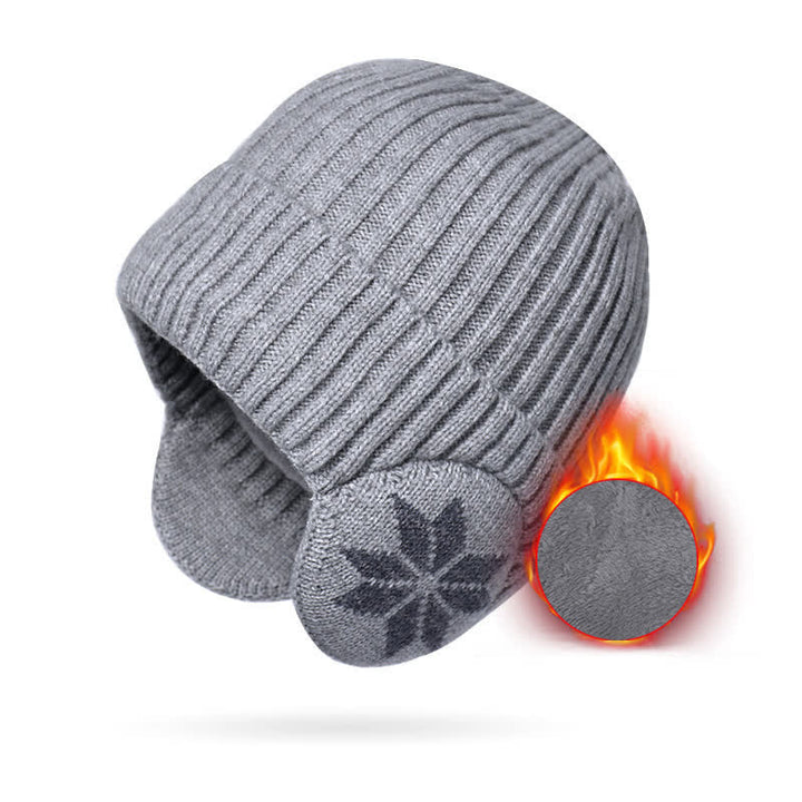 Cappello invernale unisex caldo e spesso lavorato a maglia