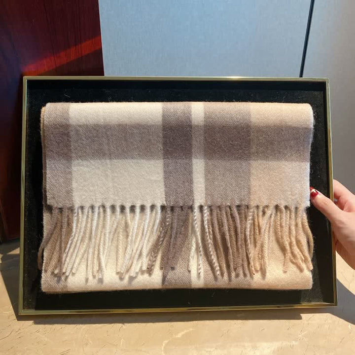 Sciarpa scozzese calda e grande in cashmere unisex di Edimburgo