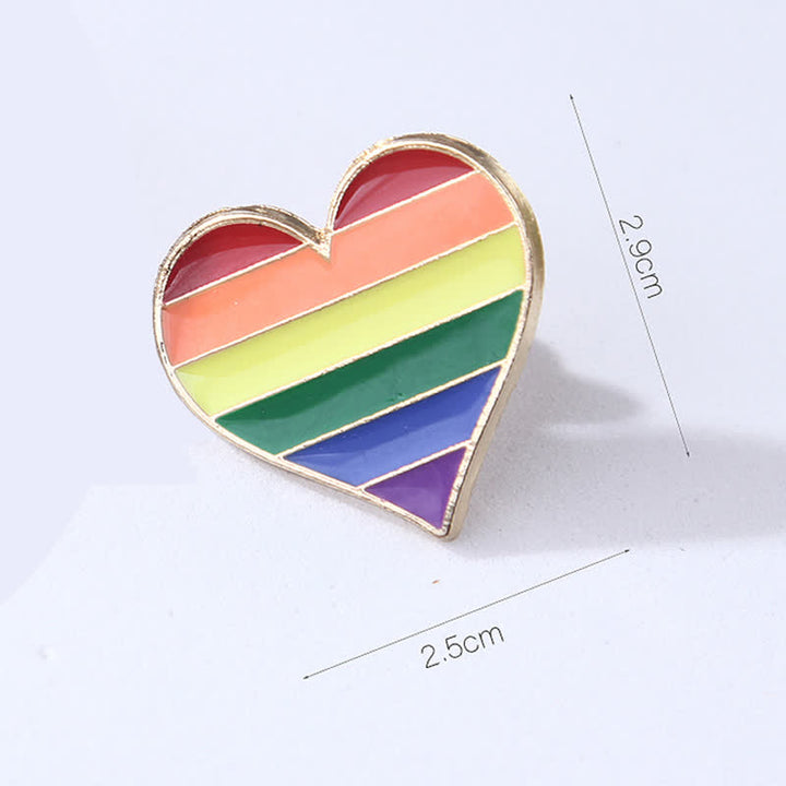 Spilla 4 pezzi Love Is Love Rainbow Flag Pride - image 4