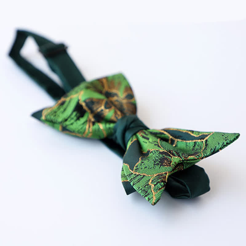 Papillon Koi color oro della serie verde da uomo