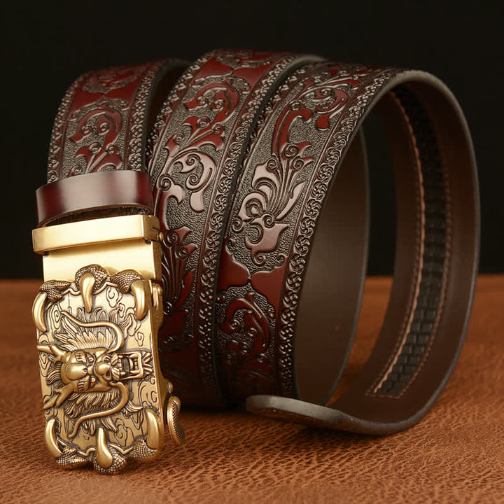 Cintura in pelle Mighty Dragon Claw da uomo