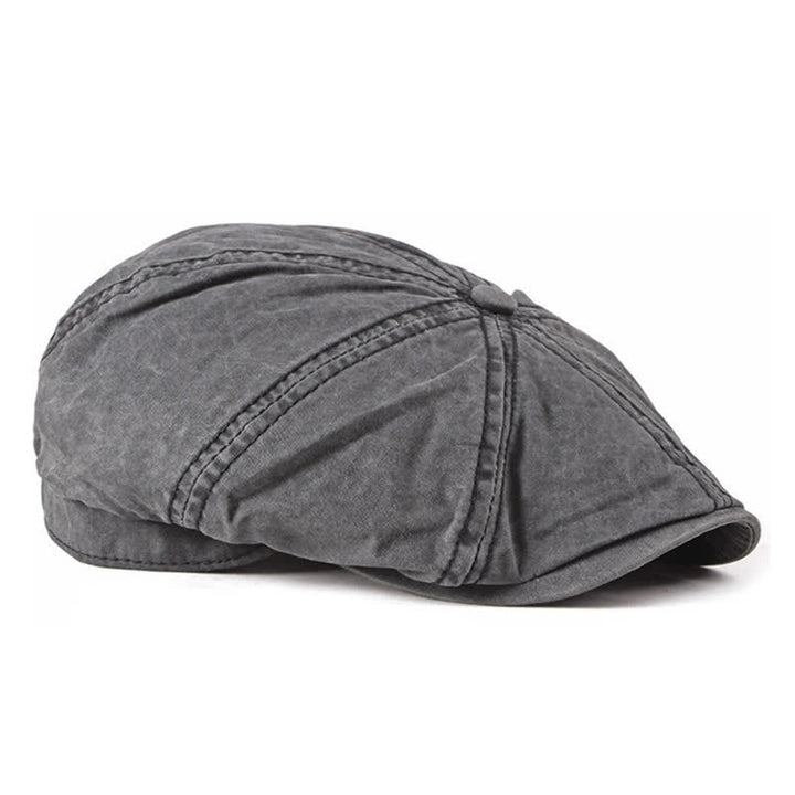 Berretto casual in cotone invecchiato lavato - image 3