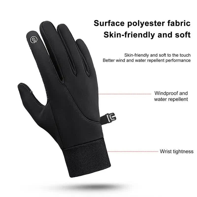 Guanti tattici elastici con touch screen per equitazione invernale