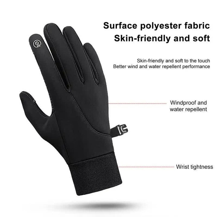 Guanti tattici elastici con touch screen per equitazione invernale