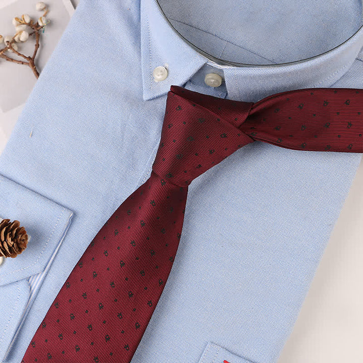Cravatta da uomo con motivi floreali geometrici vintage