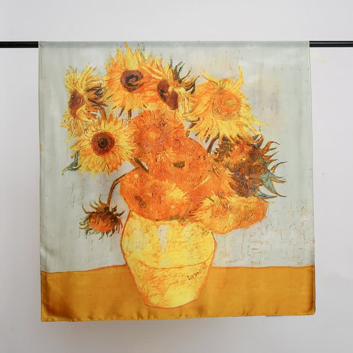 Sciarpa sottile Van Gogh Girasoli da donna