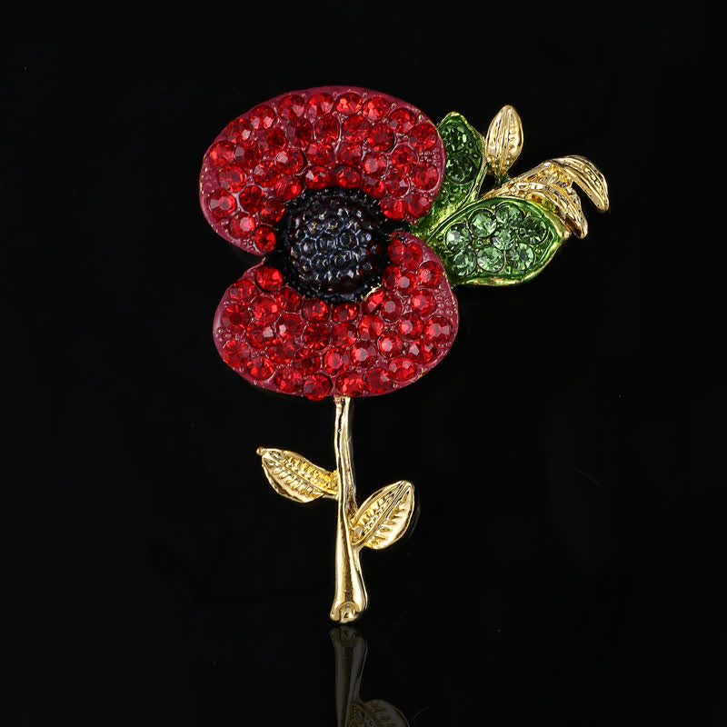 Spilla da donna Alive Poppy Safflower