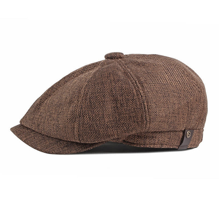 Berretto ottagonale sottile con elastico traspirante - Caffè - Regolabile (circa 22"-24") - image 5