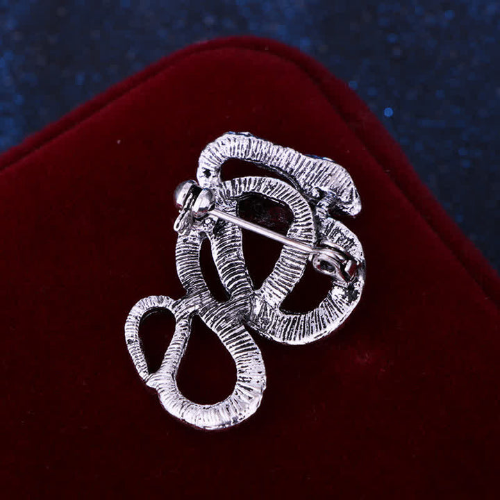 Spilla da uomo a forma di serpente Cobra Creep Bending