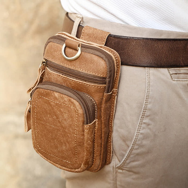 Borsa da cintura per il tempo libero, grande capienza, per il business e lo sport