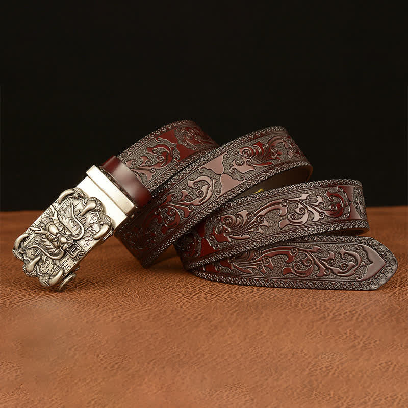 Cintura in pelle Mighty Dragon Claw da uomo