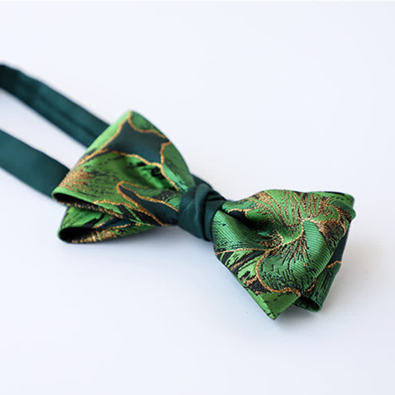 Papillon Koi color oro della serie verde da uomo