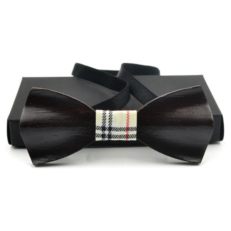 Papillon in legno curvo 3D di classe da uomo