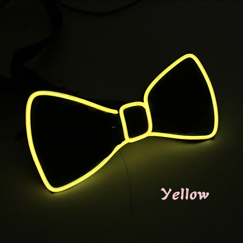 Papillon luminoso a LED lampeggiante - Giallo - image 5