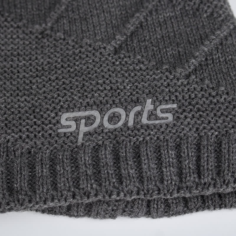 Cappello lavorato a maglia invernale casual in tinta unita - image 6