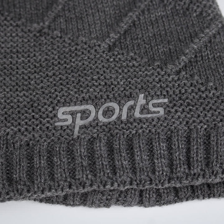 Cappello lavorato a maglia invernale casual in tinta unita