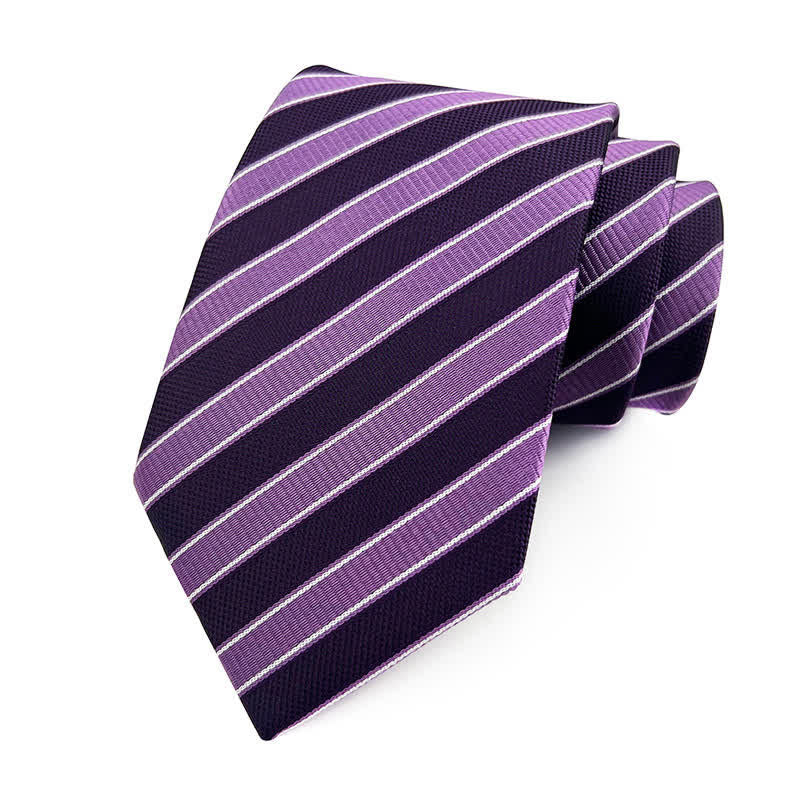 Cravatta a righe urbane preppy da uomo
