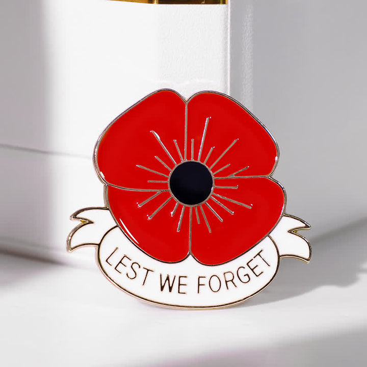 Spilla unisex Lest We Forget Poppy da 3 pezzi