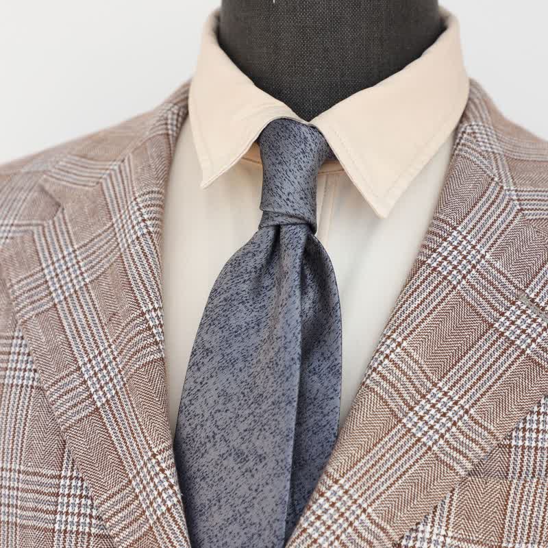 Cravatta da uomo con sistema solare color melange