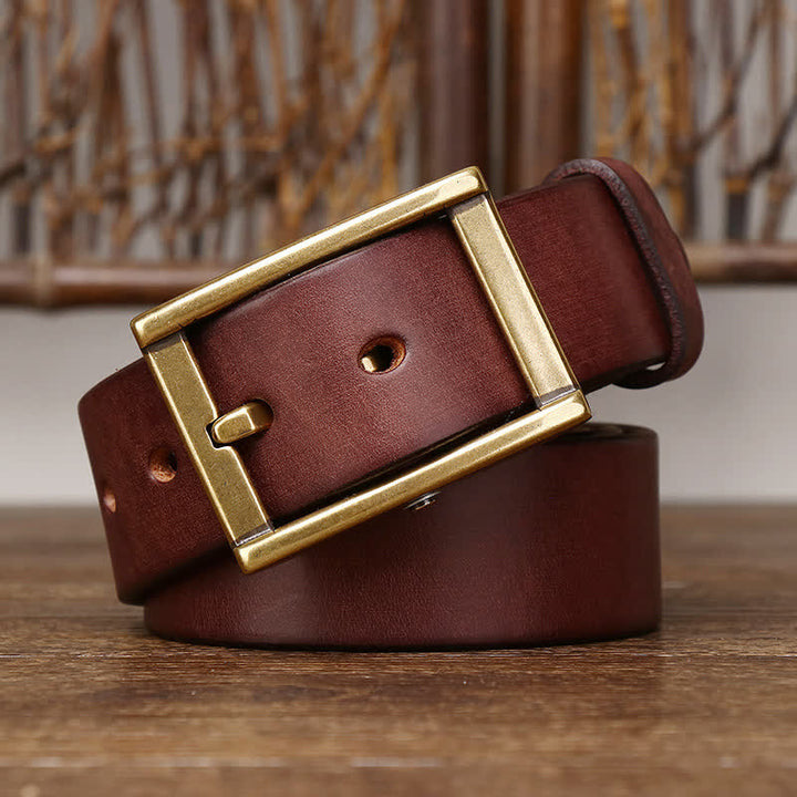 Cintura in pelle da uomo con borchie Tough Guy
