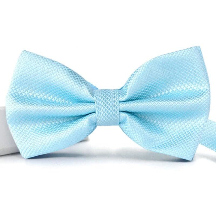 Papillon da uomo a micro-quadri di colore base