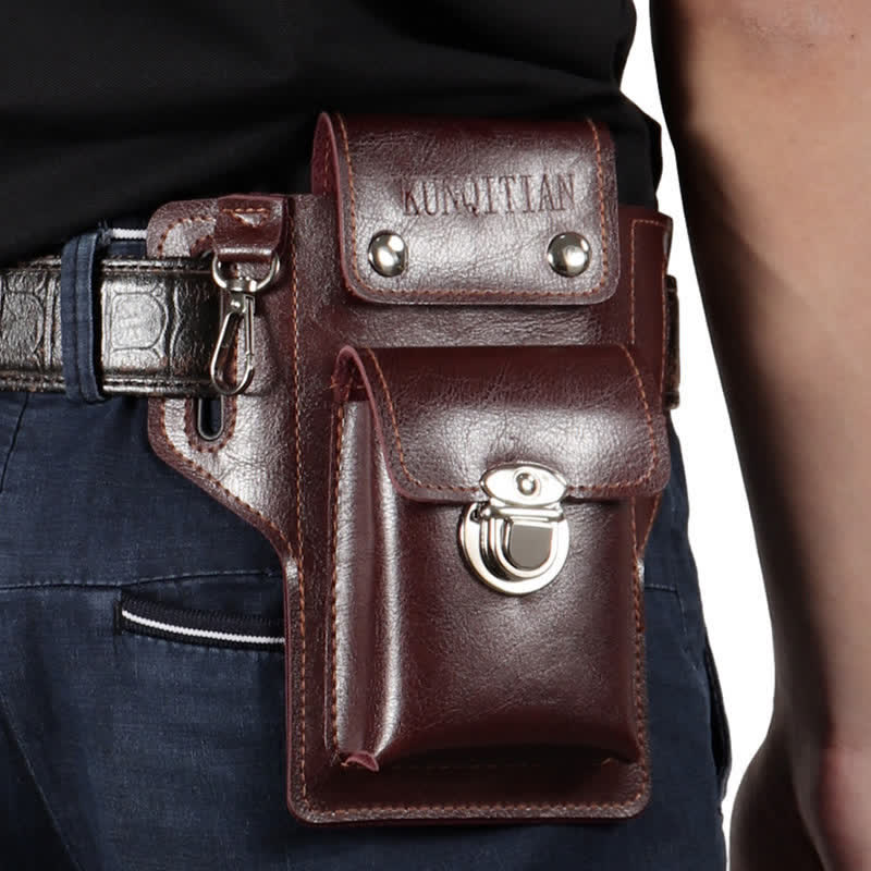 Borsa da viaggio con bottone magnetico multifunzione per sport - Marrone scuro - image 0