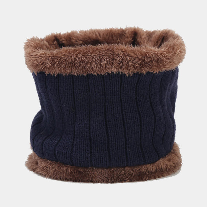 Set di 3 cappelli, sciarpe e guanti in maglia spessa unisex - image 2