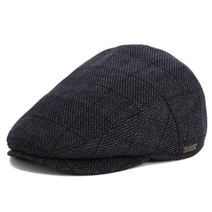 Berretto piatto con paraorecchie Sport Ivy - Check blu-nero - Regolabile (circa 22"-23 5/8") - image 9