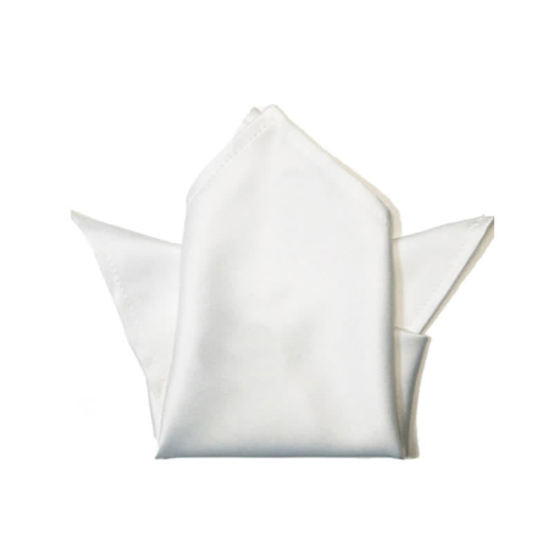 Fazzoletto da taschino con papillon glitterato da uomo - Bianco - Fazzoletto da taschino - image 11