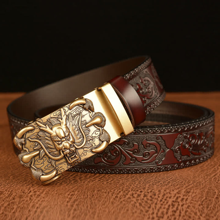 Cintura in pelle Mighty Dragon Claw da uomo