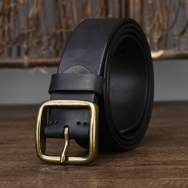Giacca casual da uomo con cintura in morbida pelle di mucca - Nero - 46 - image 7