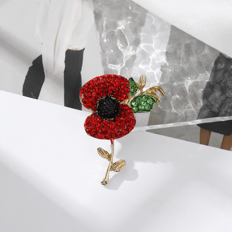 Spilla da donna Alive Poppy Safflower