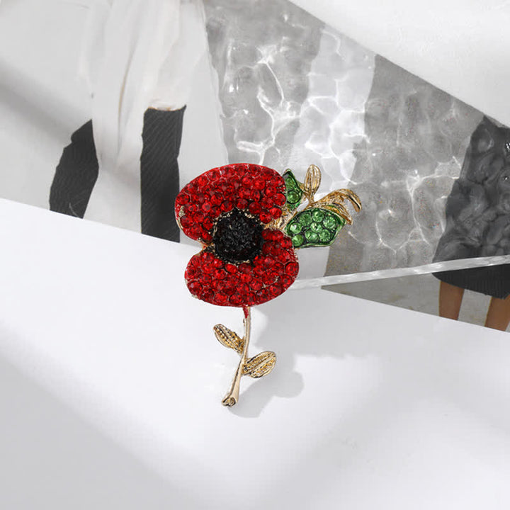 Spilla da donna Alive Poppy Safflower