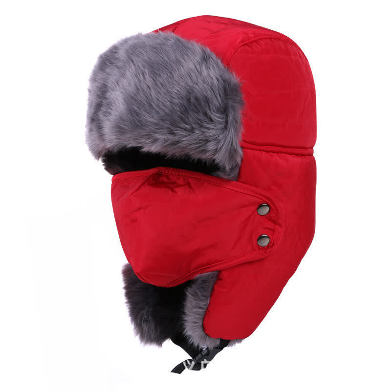2 pezzi Set di cappelli da cacciatore con maschera da arrampicata in montagna