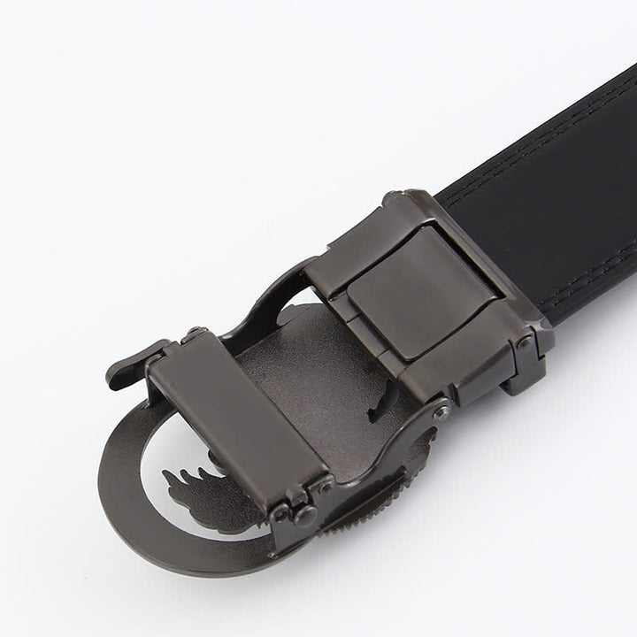 Cintura in pelle con cricchetto automatico Dragon Business da uomo
