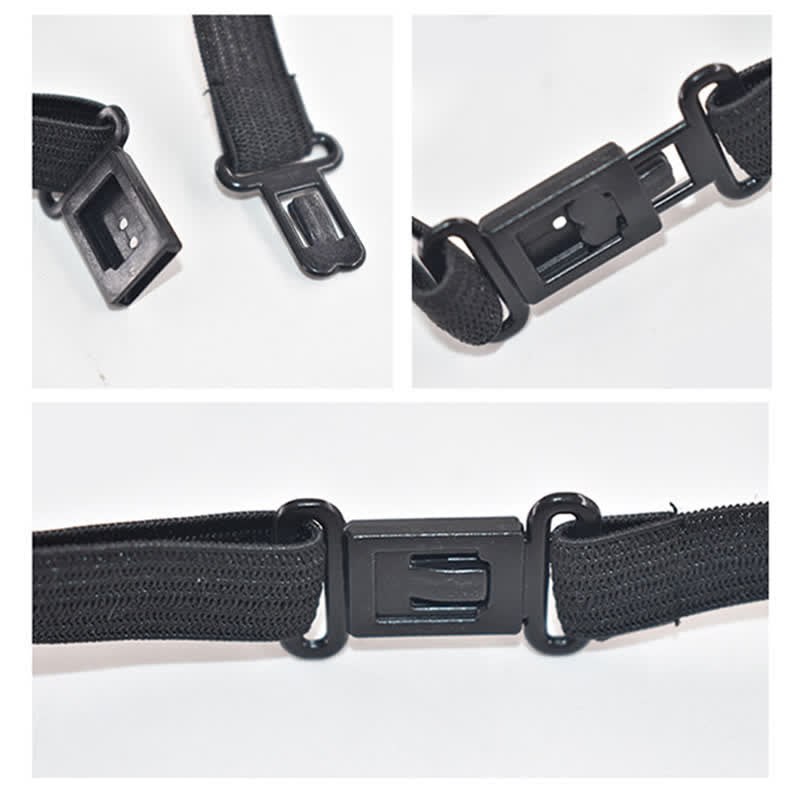 Set di 4 papillon in legno nero vintage da uomo